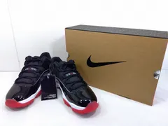 s25g-717k【中古】NIKE ナイキ　AIR JORDAN 11 RETRO LOW エアジョーダン 11 レトロ ロー　スニーカー　FV5104-006　27.5cm　ブラック