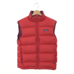 patagonia パタゴニア  ダウンベスト 68341F7 レッド  ナイロン キッズ　240001089073