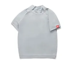 ☆ グレー ☆ 110cm ☆ ラッシュガード ユニセックス ykmms9082 ラッシュガード キッズ 半袖 女の子 男の子 水陸両用 ジュニア ユニセックス 子供 子ども プール 幼稚園 保育園 小学生 おしゃれ かわいい キッズラッシュガード