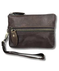 [Ventury] キーケース メンズ スマートキー対応 小銭入れ付き 財布一体型 革 多機能 車 カードケース 本革 大容量 カード収納 財布 軽量 コンパクト (アンティークブラウン) [アンティークブラウン]