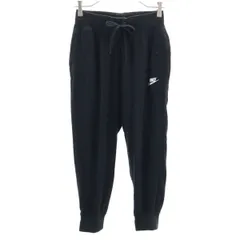 NIKE ナイキ クロップド丈 スウェットパンツ S ブラック レディース 古着