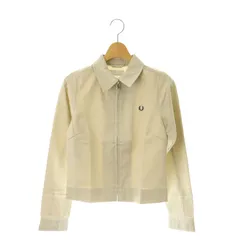 フレッドペリー FRED PERRY スイングトップ ブルゾン ジャケット ジップアップ UK8 ベージュ /DF ■OSのサムネイル