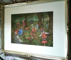 真作■ピーター・エレンショー Disney 版画 レスキューピグレット■絵画 真作□ピーター・エレンショー Disney 版画 レスキューピグレット