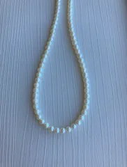 18金ベビーパールネックレス(無調色)
