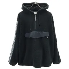 エクストララージ ハーフジップ ボア フリースジャケット M ブラック XLARGE プルオーバー メンズ