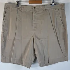 古着 ポロ・ラルフローレン POLO RALPH LAUREN ショートパンツ ポロチノ 半ズボン 大きいサイズ 短パン w42  ベージュ系 メンズ