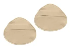 [ミコプエラ] 乳癌パッド シリコンパッド 専用カバー 2枚セット 人工乳房保護カバー ホックなし (三角型, XS) [XS] [三角型]
