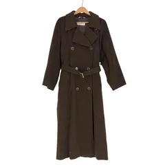 マックスマーラ MAXMARA イタリア製 白タグ pure cashmere カシミヤ100% ダブルチェスターコート レディース JPN：44 のサムネイル