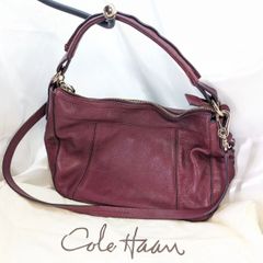 値下げ❗️】コールハーン COLE HAAN 牛革 レザー バッグブロンズ 