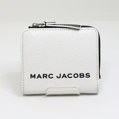 マークジェイコブス MARC JACOBS 二つ折り財布 M0017061 コンパクト シルバー金具 【中古】Sランク