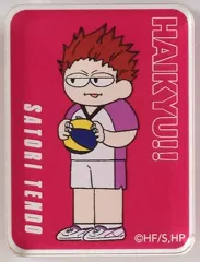 【中古】アクリルスタンド・アクリルパネル 天童覚 「ハイキュー!! ジロリ トレーディング アクリルブロック -仙台ver.-」