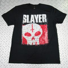 オフィシャル バンドTシャツ スレイヤー SLAYER Undisputed Attitude Skull ブラック 黒