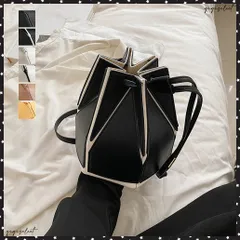 ショルダーバッグ レディース 巾着バックPUレザーバケツバック 六角形鞄2WAY 斜め掛け 肩掛けバッグ お洒落ハンドバッグ きれいめデザインバッグ コンパクト大人可愛い 韓国風 2WAYミニバッグ バイカラー カバン