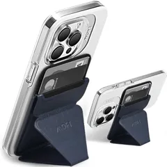【在庫セール】スタンド カバー Masafe ケース iPhone Magsafe対応ケース スマホスタンド 対応 iPhone12 磁力吸着 iPhone13 iPhone14 脱着簡単 ミニマム版】 ヴィーガンレザー 【新型 On ミニマリスト Snapのサムネイル