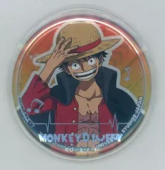 【中古】バッジ・ピンズ モンキー・D・ルフィ(ジャケットあり) 「ワンピース・プレミア・サマー 2022 缶バッジコレクション」 ユニバーサル・スタジオ・ジャパン限定