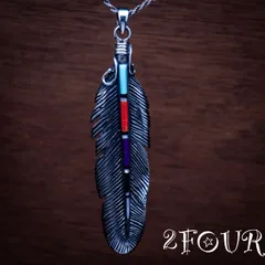 S09-シルバー ターコイズ オニキス パール ネックレス トップ インディアンジュエリー