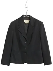 【お得なクーポン配布中!】 90s クリスチャン ディオール テーラード ジャケット レディース S / オールド ブレザー ウール 紺ブレ 素材 ビジネス カジュアル ブラック