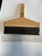 プラスチック柄 黒毛糊刷毛　6寸　141-6 1個