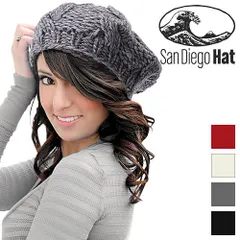 サンディエゴハット San Diego Hat 帽子 ニット帽 ベレー帽 ニットベレー帽 レディース おしゃれ 大きいサイズ 大きめ ブランド 秋冬 防寒 黒 白 赤 ブラック ホワイト レッド グレー KNH3228
