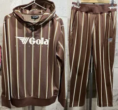 美品 gola ストライプ ジャージ 上下セットアップ M メンズ ゴーラ 