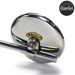 JCMAミラー φ80 ポリッシュ 正ネジ2個セットMOTOR ROCK (MR-HC059P)