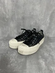 CONVERSE コンバース オールスター アール リフテッド リブテープ 厚底 ローカット スニーカー size24.0/白ｘ黒 ■■ レディース