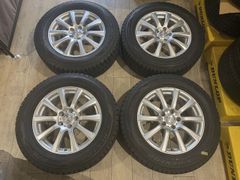 【2502042】スタッドレス JOKER 17インチ 7J +40 PCD114.3 5H + DUNLOP SJ8 225/65R17 2020年 9.5mm RAV4 ハリアー エクストレイル ヴァンガード CX-5 CX-8 レクサス NX 等