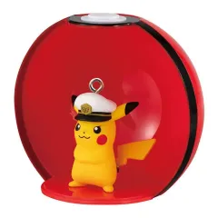 【中古】キーホルダー キャプテンピカチュウ 「ポケットモンスター ガシャっとコレクト01」