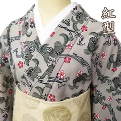 お値下げ中！【アンティーク・レア】沖縄　紅型　着物 羽織セット 2025年最新】琉球紅型着物の人気アイテム - メルカリ