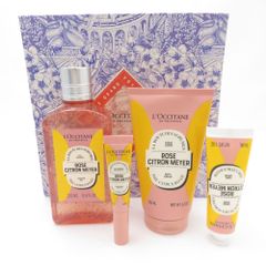 美品 ロクシタン ローズシトロンメイヤー コンプリート ボディ用洗浄料 ボディクリーム ハンドクリーム ネイルオイル 4点 セット BD2761C