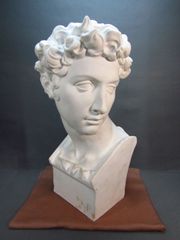 デッサン用　石膏像　ジュリアーノ・メジチ胸像　高さ61cm