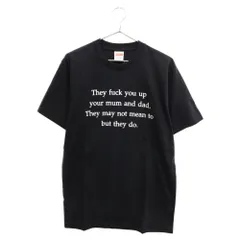 SUPREME (シュプリーム) 16AW They Fuck You Up Tee フロントレターテキストプリント半袖Tシャツ ブラックのサムネイル