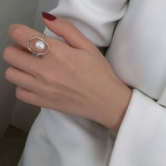 パール　ゴールドリング