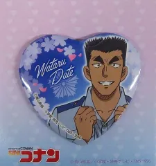 【中古】バッジ・ピンズ 伊達航 ハート型缶バッジ 「名探偵コナンプラザ」