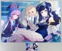 [중고] 클리어 포스터 A3 클리어 포스터 & 클리어 카드 엔지니어부 [이치 반 쿠지 블루 아카이브 vol.2] K 상