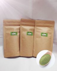 【もて茶って】無農薬大麦若葉使用　青汁パウダー100g✕3袋　九州産大麦若葉