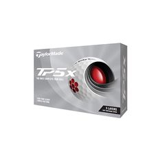 TAYLOR MADE TP5x Golf Balls, 5-Piece, 2021 Model, N0802701, White