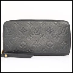 OUIS VUITTON ルイヴィトン M61864 モノグラム アンプラント　 ジッピー・ウォレット　 長財布　ノワール　ブラック