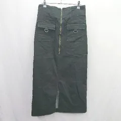 ◇ ⊇ ROYAL PARTY ロイヤルパーティ カジュアル ロング フレア デニムスカート サイズM ブラック系 レディース E  【1505290039154】