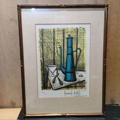 真作】 ベルナール・ビュッフェ コーヒーポット 57/150 絵画