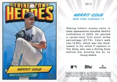 【中古】スポーツ SZH-22[Insert]：Gerrit Cole
