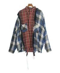 ミハラヤスヒロ MODIFIED 再構築 パッチワーク シャツ 長袖 チェック