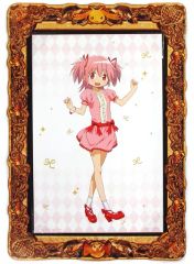 [중고] 원화 일러스트 보드 이치 반 쿠지 마법 소녀 마도카 ☆ 마기카-Magiccraft II B상 비주얼라이즈 보드 카노메 마도카