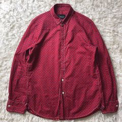 RRL 三つ星 花柄 ストライプ ウエスタンシャツ スナップボタン S