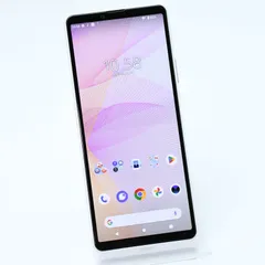【美品＊電池良好】SIMフリー au Xperia 10 III SOG04 ホワイト