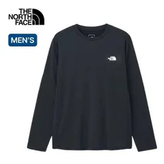【新品】THE NORTH FACE ノースフェイス L/SワンポイントロゴTee メンズ NT32587 ブラック