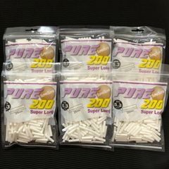 手巻きタバコフィルター　ピュア　スーパースリムスーパーロング　6パック