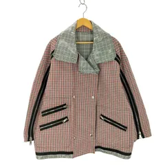 ディーゼル DIESEL コーティングリバーシブルチェックブルゾン Reversible Houndstooth G-KALIN Double Breasted Coat メンズ JPN：L 