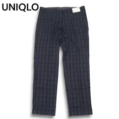 新品 未使用 UNIQLO ユニクロ 秋冬 暖パン ヒートテック ストレッチ スリムフィット ノータック パンツ Sz.91メンズ 大きい