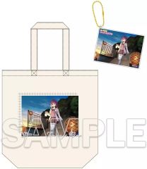 [중고] 상품 세트 텐노지 리나 "당신과 두 사람 여행" 외출 토트 백 & 아크릴 카드 열쇠 고리 [러브라이브! 니지가사키 학원 스쿨 아이돌 동호회]